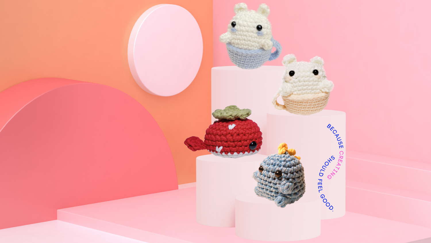 Craft Kit DIY Crochet Kit Punch Needle Kit Amigurumi